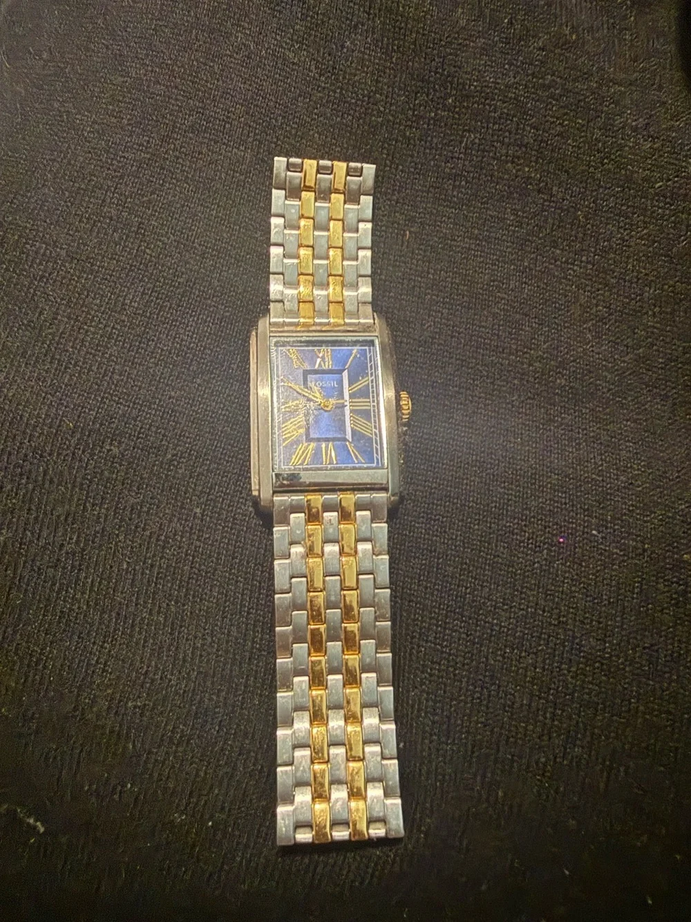 Fossil Carraway Two-Tone Three-Hand Watch FS6010